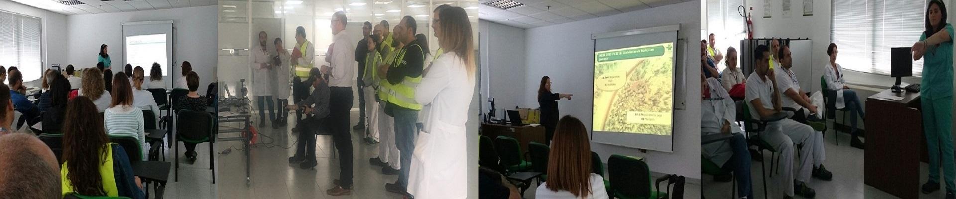 Collage participacion FM Jaen en la Empresa Valeo Iluminación