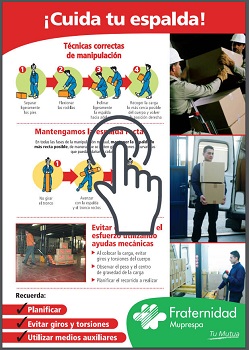 Poster cuida tu espalda