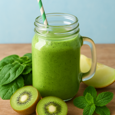 Batido verde de verano