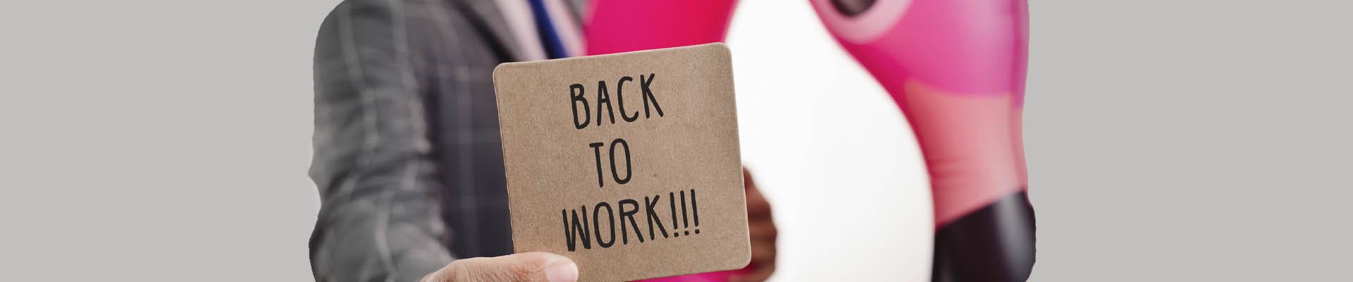 vuelta al trabajo
