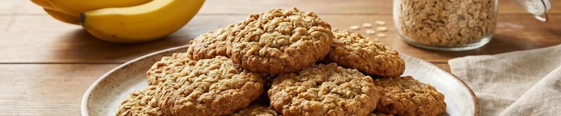 Alternativas Saludables para tu Dieta: Cookies de Avena y Plátano